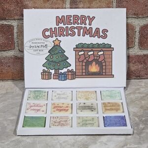 Handmade Christmas Soy Wax Melt Gift Box